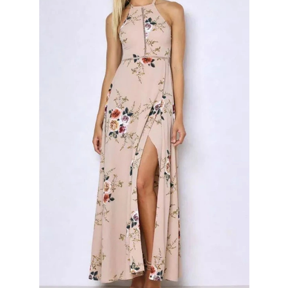 Cupshe Pink Floral Dress Size S
